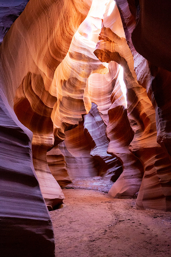 "Whispers of Light: The Serpentine Beauty of Antelope Canyon"